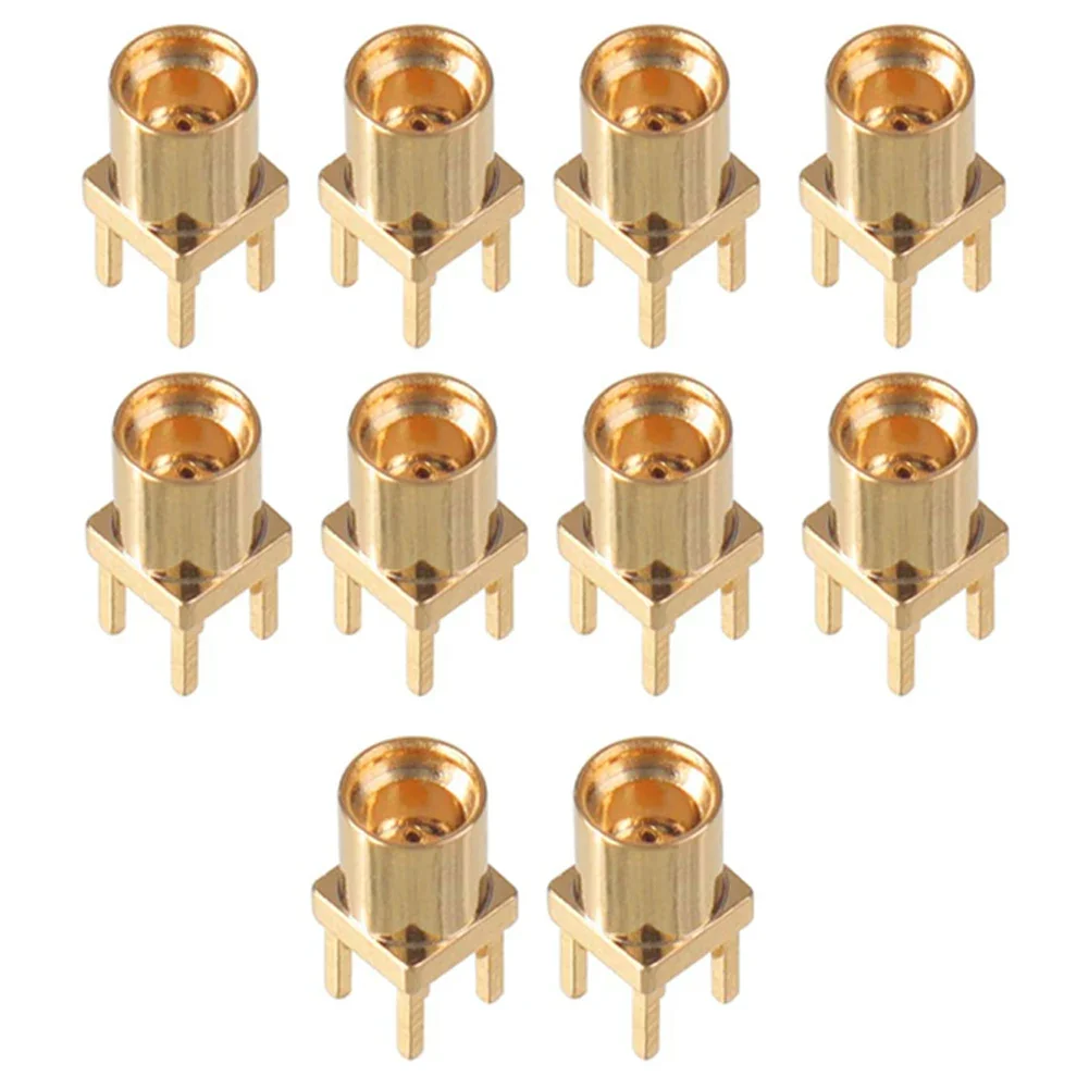 10pcs MMCX-KE Female Solder Edge PCB Board Socket Four-Legged Male Radio-Formed For Coax Connector Adapter Welding Terminal