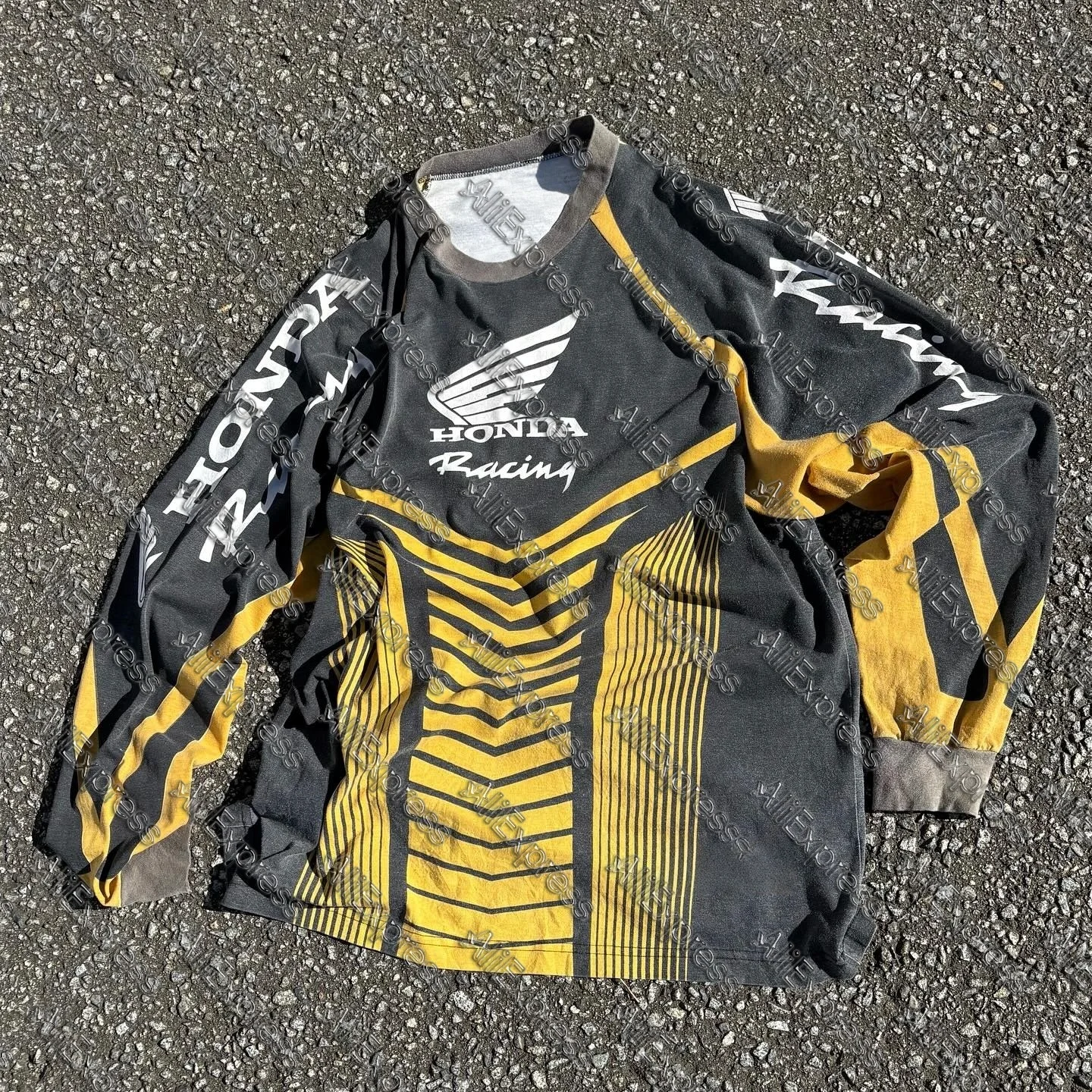 

Быстросохнущая мотоциклетная майка Honda Racing, дышащая футболка с длинными рукавами, удобная легкая экипировка для мотоциклистов по бездорожью