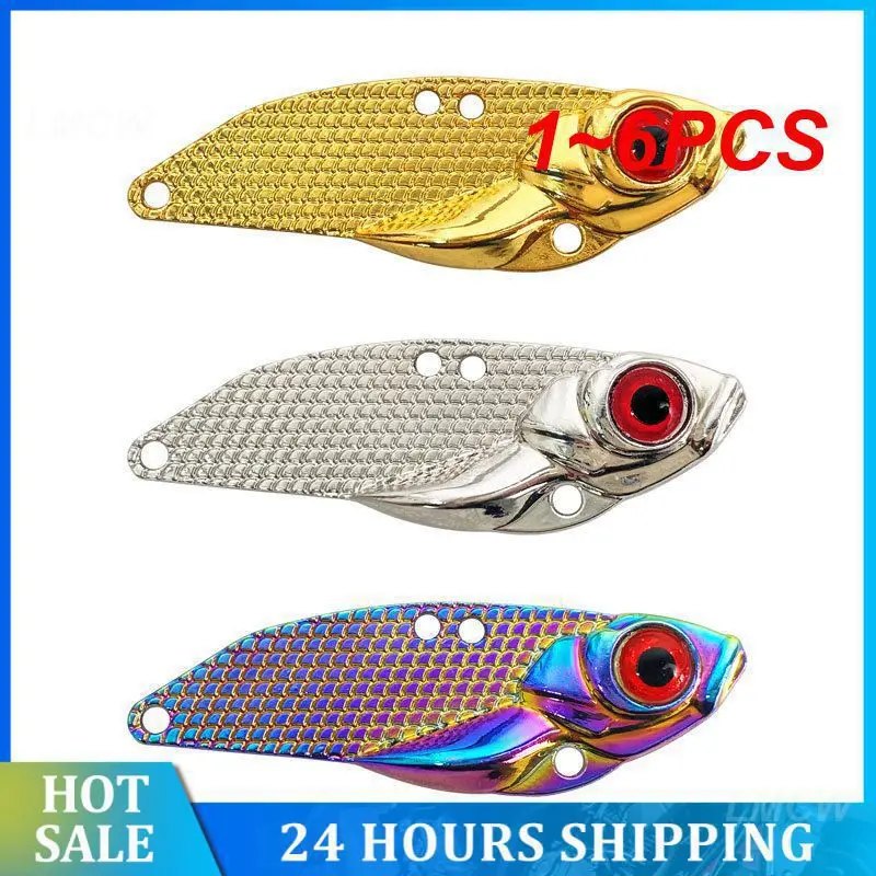 

1~6PCS Fake Bait Electroplated Sequins Mini Fishing Lure Fishing Accessories Luya Bionic Bait 3d Simulation Fisheye 3.5 G-15g