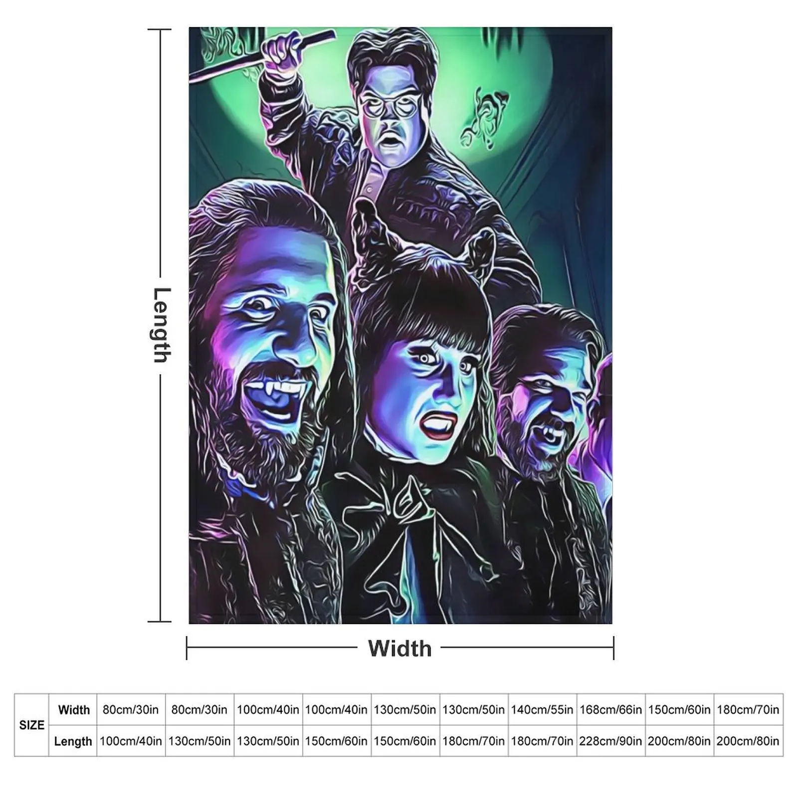 What We Do In The Shadows - Cast Throw Blanket halloween Summer Beddings Soft Big Retros Bed linens Furrys Blankets