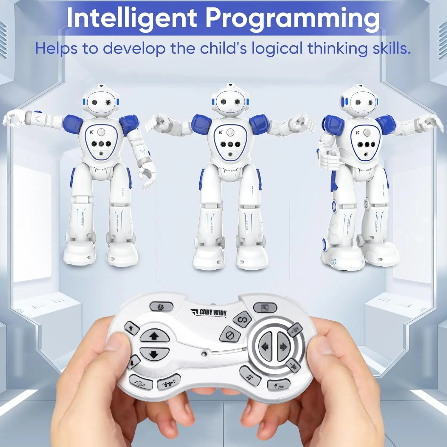 JJRC R21 RC Robot Gesto-Sensing Smart Programmabile Intelligenza Artificiale Robot Ricarica USB Robot di Controllo Remoto Giocattoli Regali