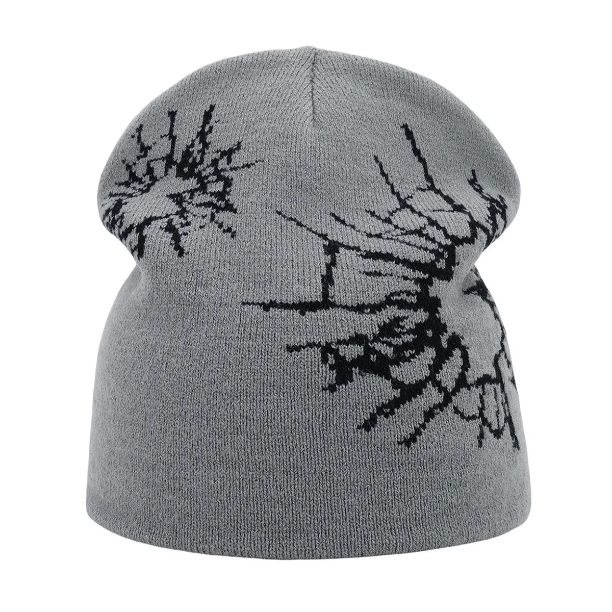 Y2K الجدة متماسكة قبعة الشتاء الخريف في الهواء الطلق يندبروف الدفء بيني للجنسين التزلج قبعة موضة Skullcap الباردة قبعة الشارع الهيب هوب