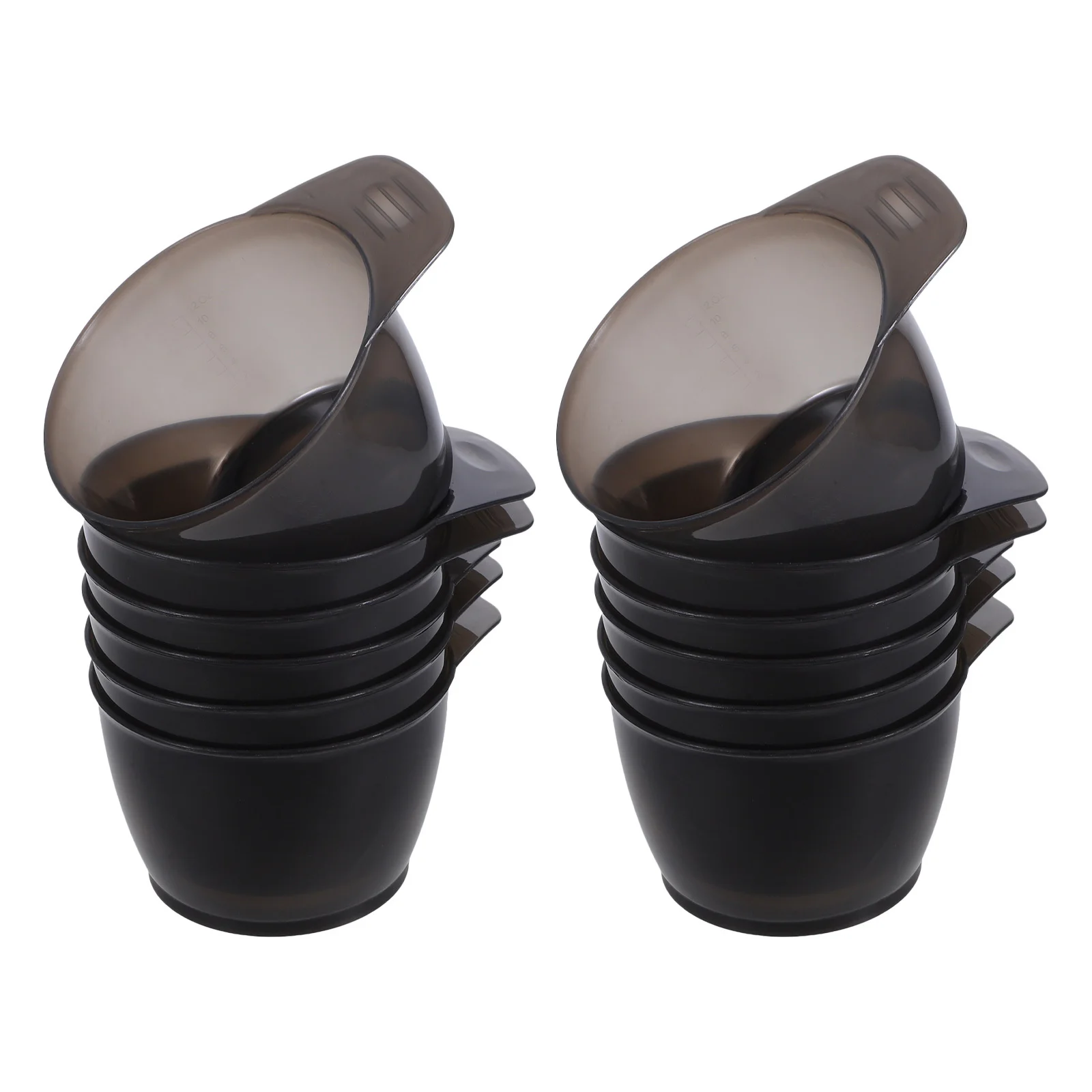 

12pcs Hair Color Mixing Bowl Professional Salon Quality Dye Tinting Container With Handles For Hair Dyeing Tools Beauty Salon