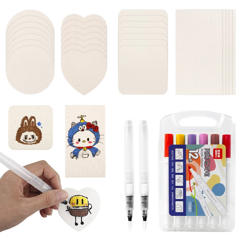 

10 шт. 3D стерео пенопластовая текстура живопись DIY ручная работа живопись деревянное весло губка креативная пустая доска для рисования