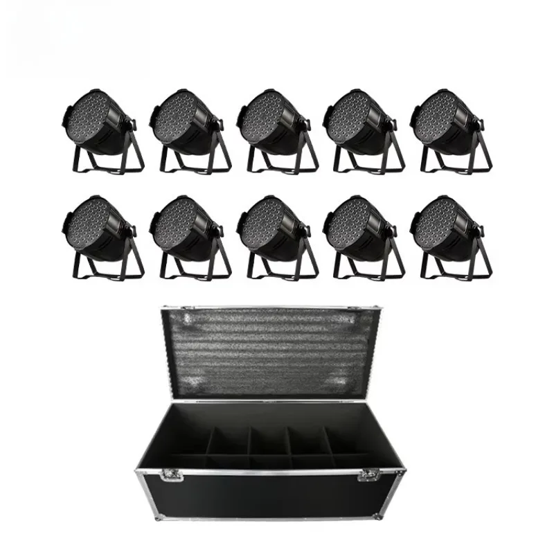 Good Price Par Cans High Quality 54 X 3w Rgbw Dmx Led Par Light with 10in1 Flight case