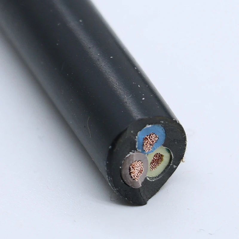 16A European Standard Tail Power Cord Pure Copper 3Pin 0.75/1.5 Square EU AC Power Plug Cable for Rice Cooker CE Certified