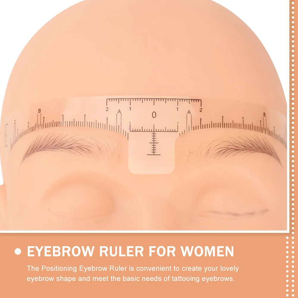 

10pcs Eyebrow Positioning Ruler Professional Brow Shaping Tool For Measurement Drawing Line Women Tattoo Accessories