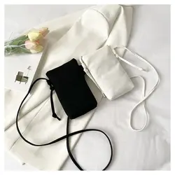 New Fashion Mobile Phone Bag Women's Messenger Bag All-match Mini Small Crossbody Bag Hanging Neck Coin Purse Vertical Handbag