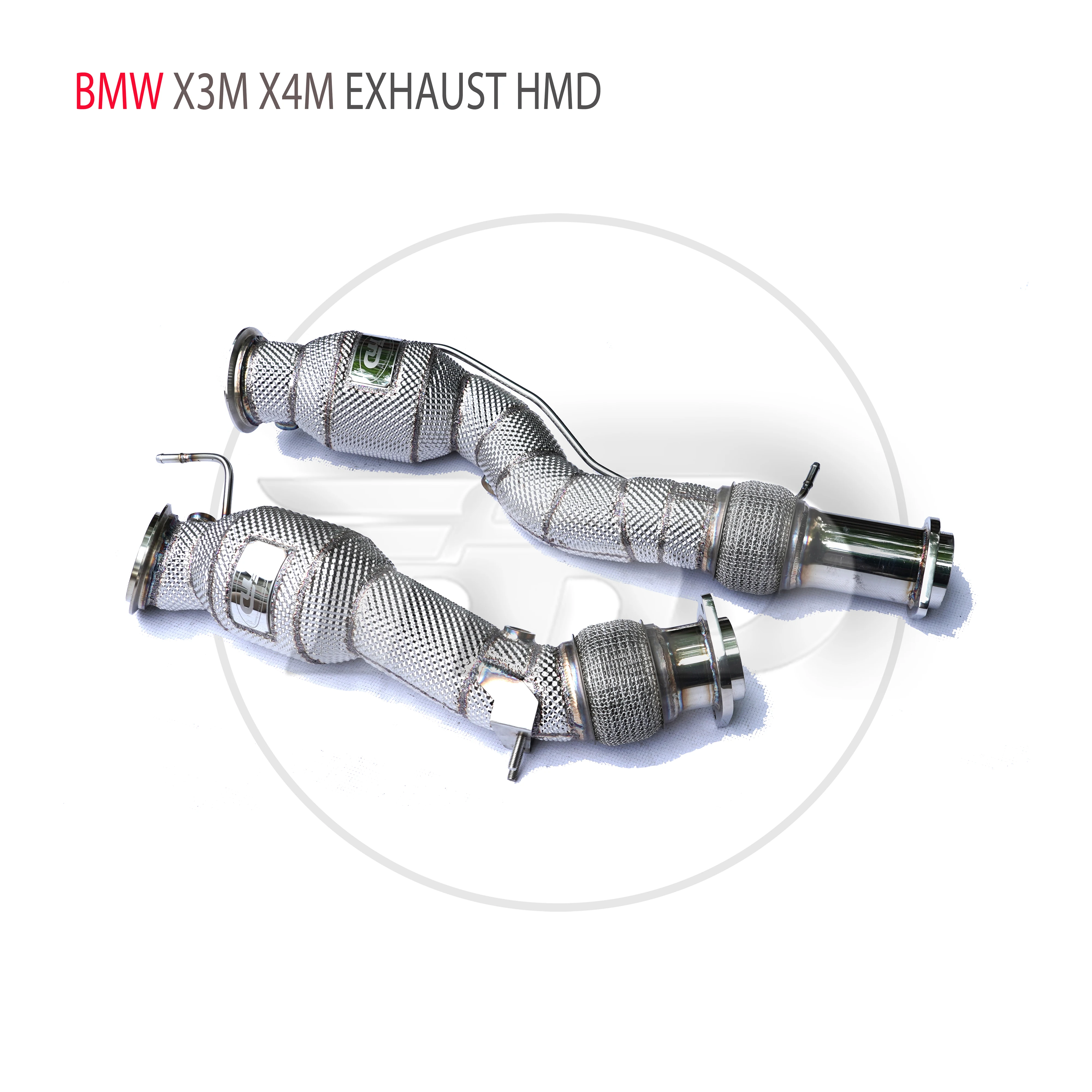 HMD Car Accessories Exhaust System High Flow Performance Downpipe for BMW X3M X4M With Catalytic Converter