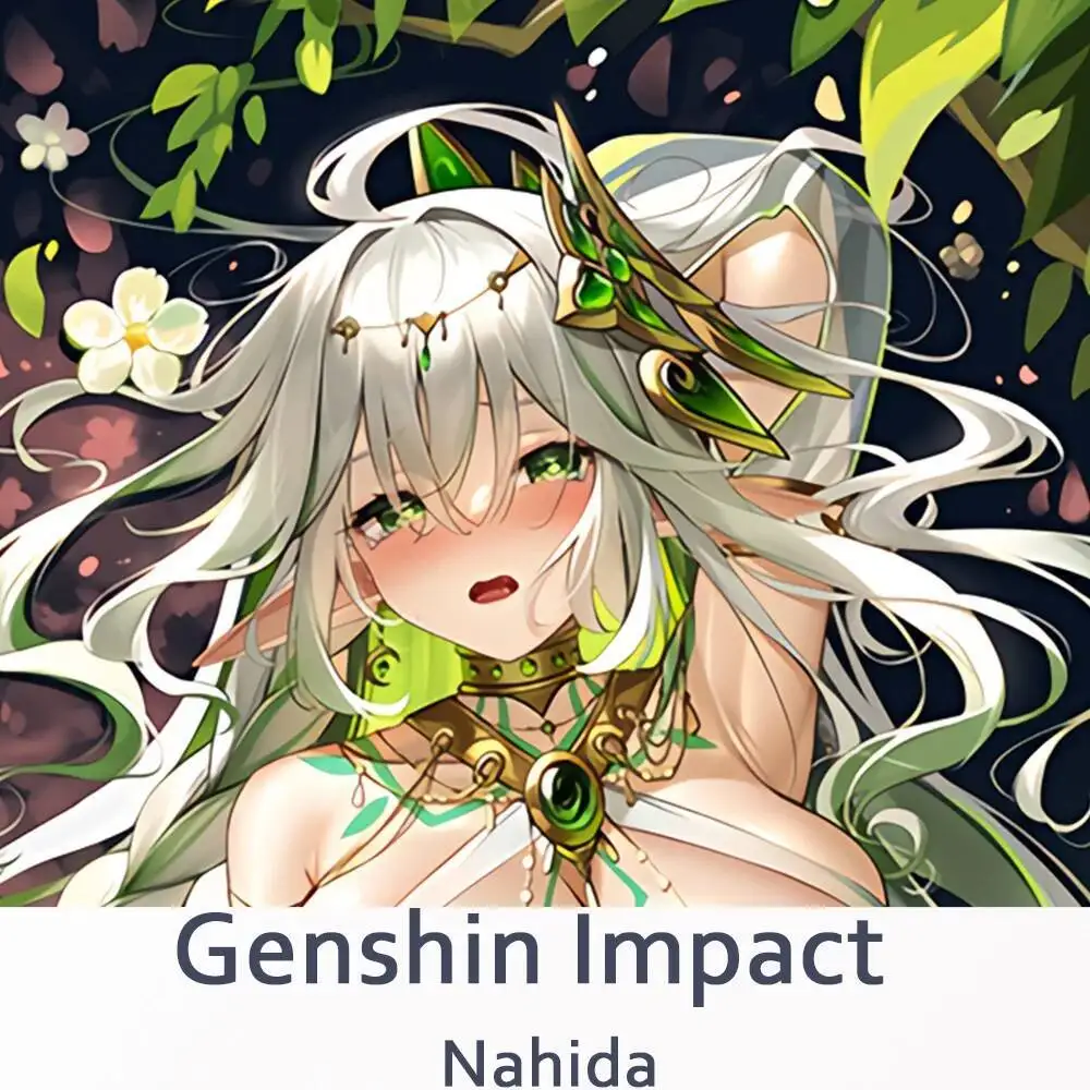 

Anime Genshin Impact Dakimakura Pillowcase Nahida Cosplay Hing Body Pillow Cover Case Double-Sided Print