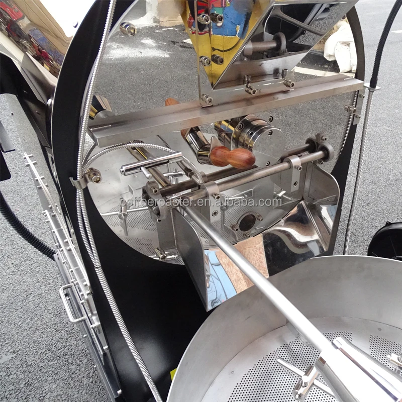 ماكينة تحميص القهوة ذات التحكم الكلي 10 كجم 12 كجم 15 كجم محمصة قهوة صناعية تدعم فحص الفيديو #6