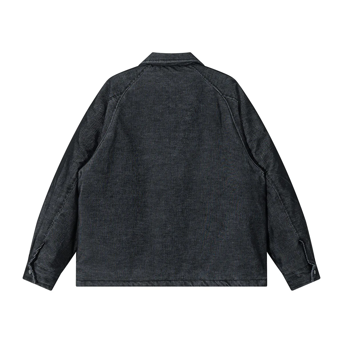 Men Japanese Streetwear Retro Corduroy Thicken Padded Cotton Coat Warm Amikaji Cargo Parkas Jacket Cityboy Outerwear