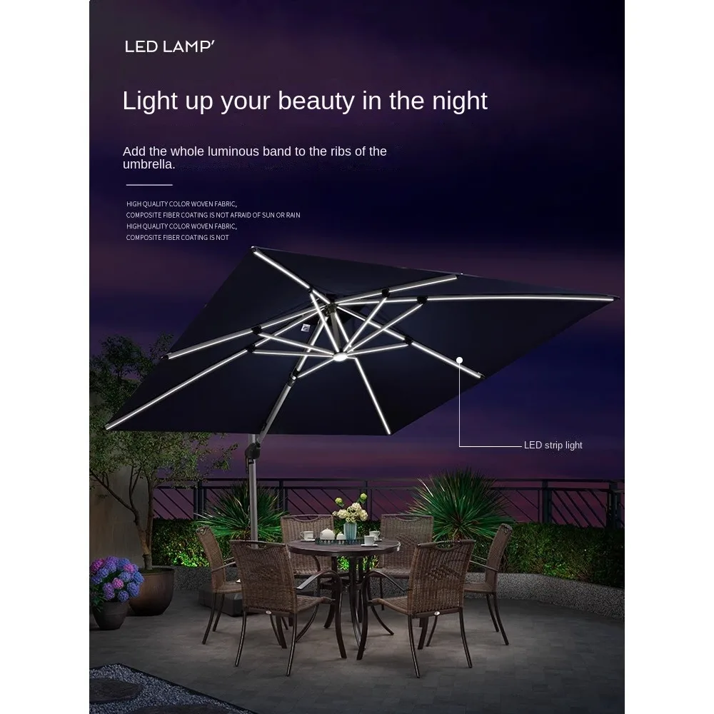 OutdoorParasol Garden UmbrellaRoman UmbrellaOutdoor Large Sun UmbrellaBalcony Terrace Garden Outdoor Umbrella