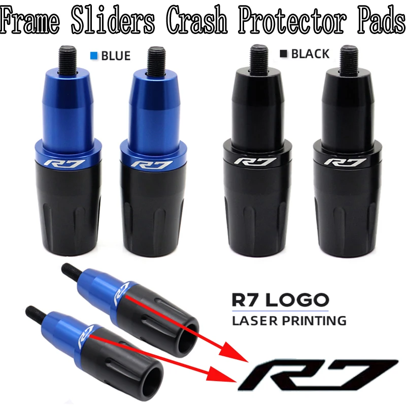 

R7 YZF Motorcycle Frame Sliders Crash Protector For YAMAHA YZF R7 2021 2022 Moto Crash Falling Protection Accessories Crash Pad