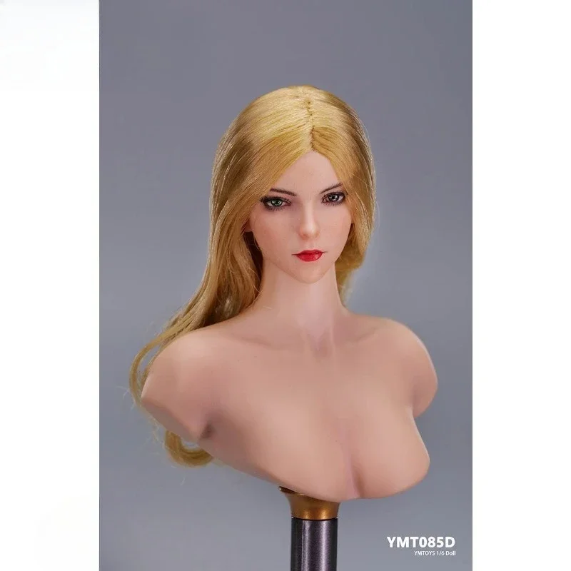 [2025 4Q] YMT085 1/6 échelle tête sculpture pie modèle femme Europe amérique transplantation de cheveux pour 12 "Ph corps poupée