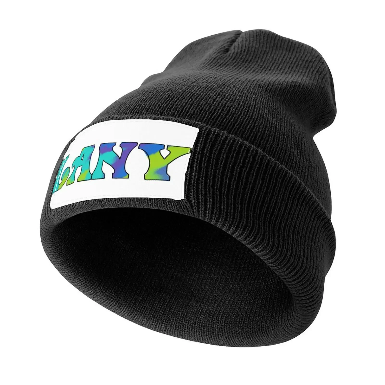 

LANY tie dye Knitted Cap Anime summer hat Rave Boy Child Women's