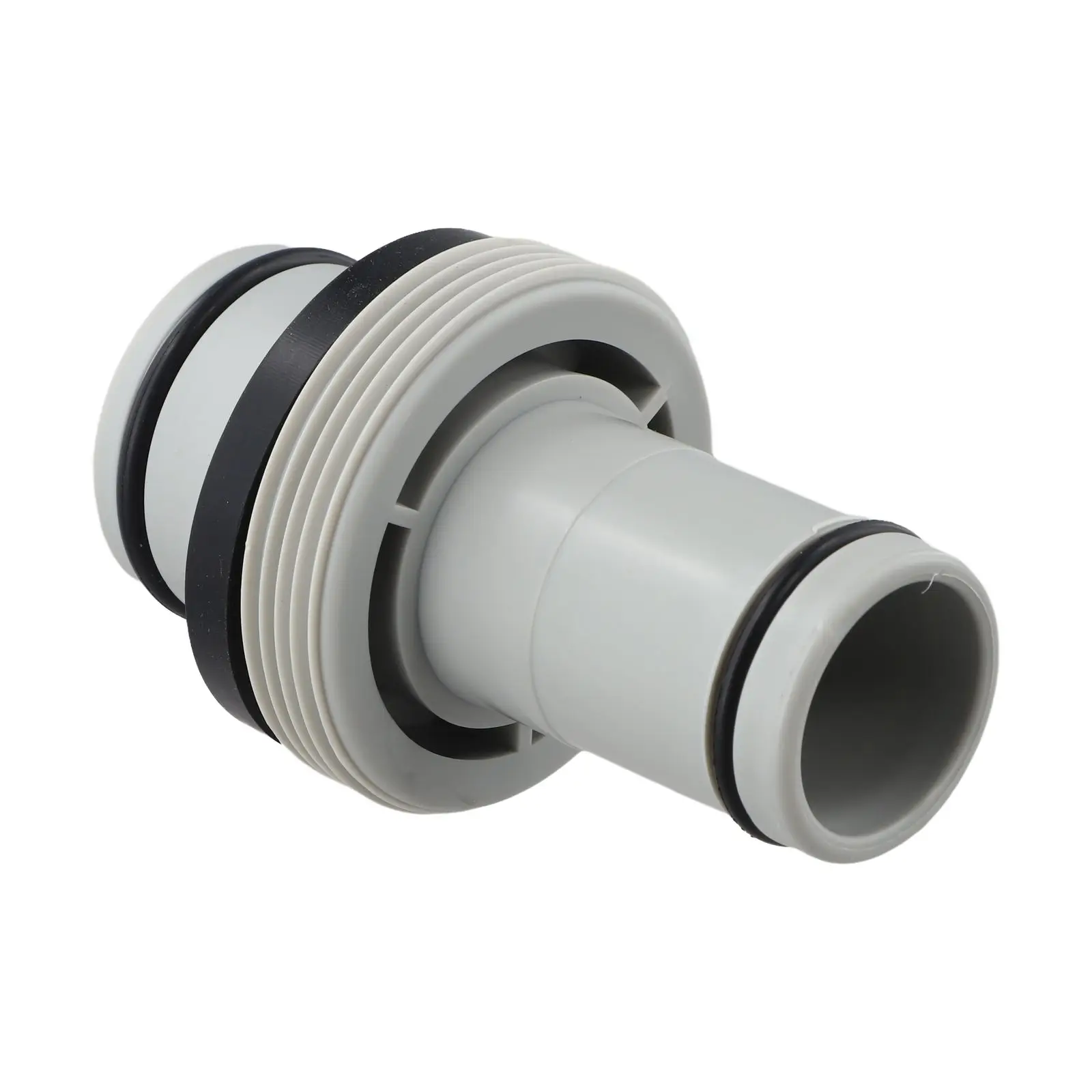 Straight Hose Connector Adapter for Intex Pools 1 5in to 1 25in with Rubber O Rings Secure and Efficient Water Flow