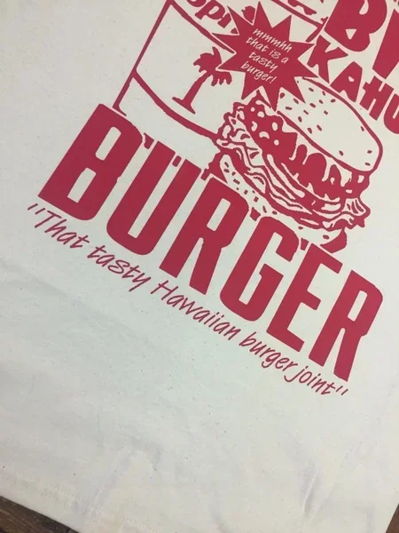 Big Kahuna Burger Graphic T-Shirt Short Sleeve Unisex Pulp Fiction Tees Vintage Casual White Tops Fashion Cotton Women Clothes