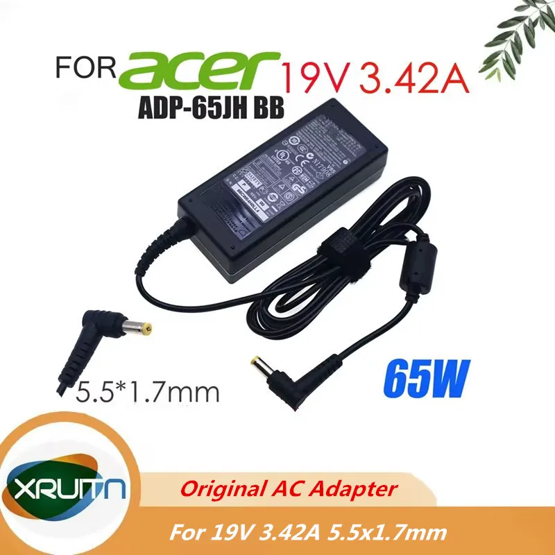

Original Genuine For ACER 19V 3.42A SADP-65KB B ADP-65JH BB laptop power AC adapter charger PA-1650-22 PA-1650-69 PA-1650-86