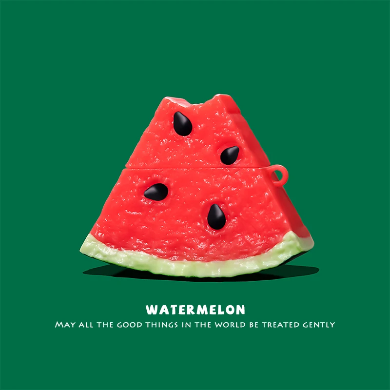 Simulated Fruit Food Design For AirPods 5 4 3 2 Pro3 Pro2 Case Cartoon Silicone Soft Shell Earphone Shockproof Protective Cover