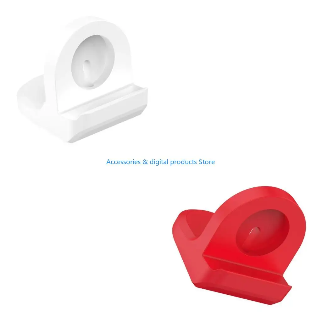 77JD Silicone Charging Holder For Watch 8 Smartwatches Shockproof Desktop Stand Nonslip Charging Stand