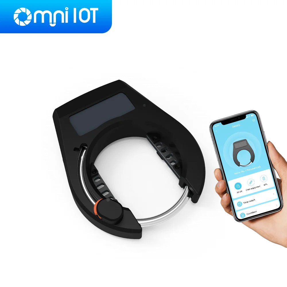 

New Arrival USB Rechargeable Personal Anti Theft Smart BLE Bike Lock With Free APP