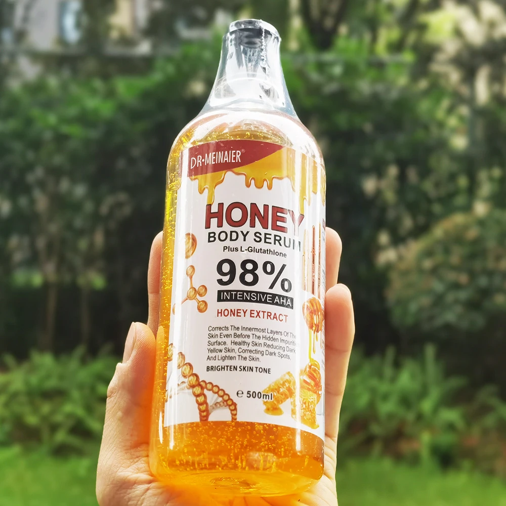 Super 500ml Honey Body Serum Moisturizing All Over Serum, Face, Neck & Area, Moisturize, Replenish & Protect Tightens & Smooths