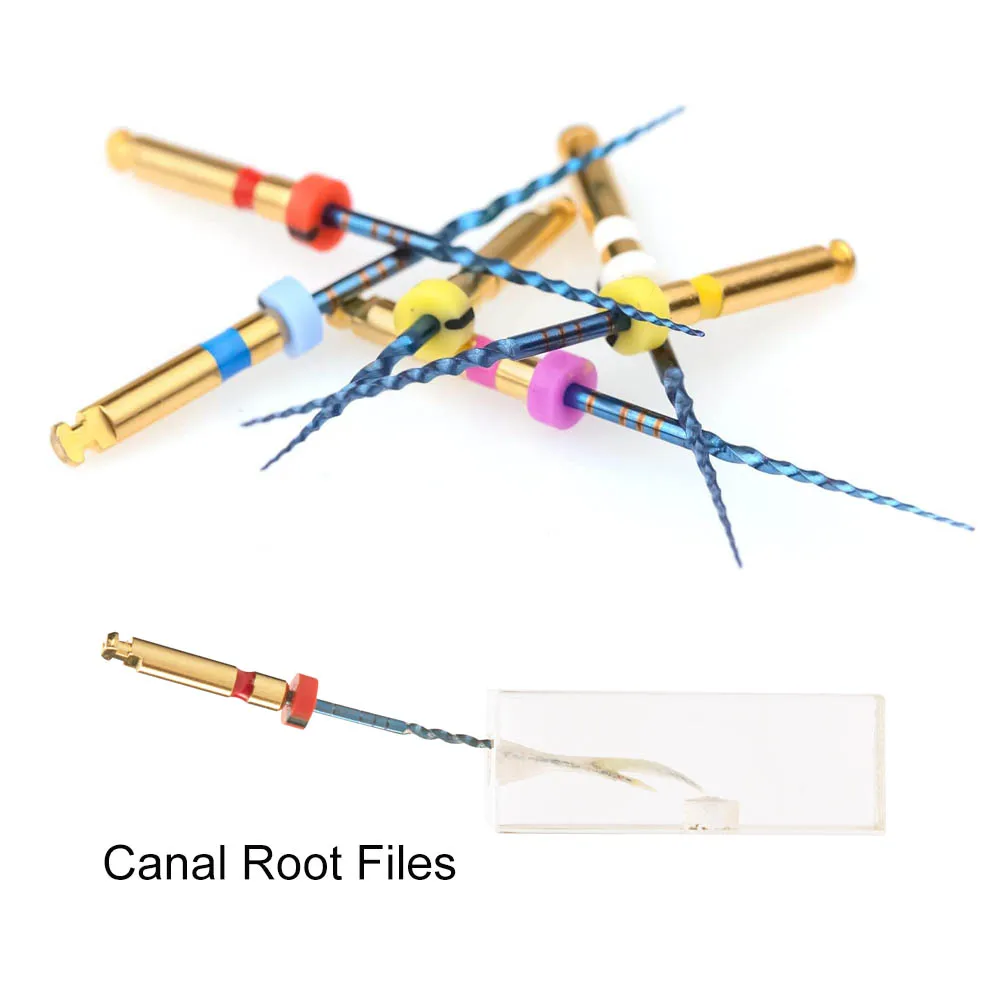 6 sztuk/pudło Dental SX-F3 niebieskie pliki aktywowane ciepłem NiTi pliki korzeniowe kanałowe mogą zgiąć pilnik do leczenia endodontycznego 21mm/25mm