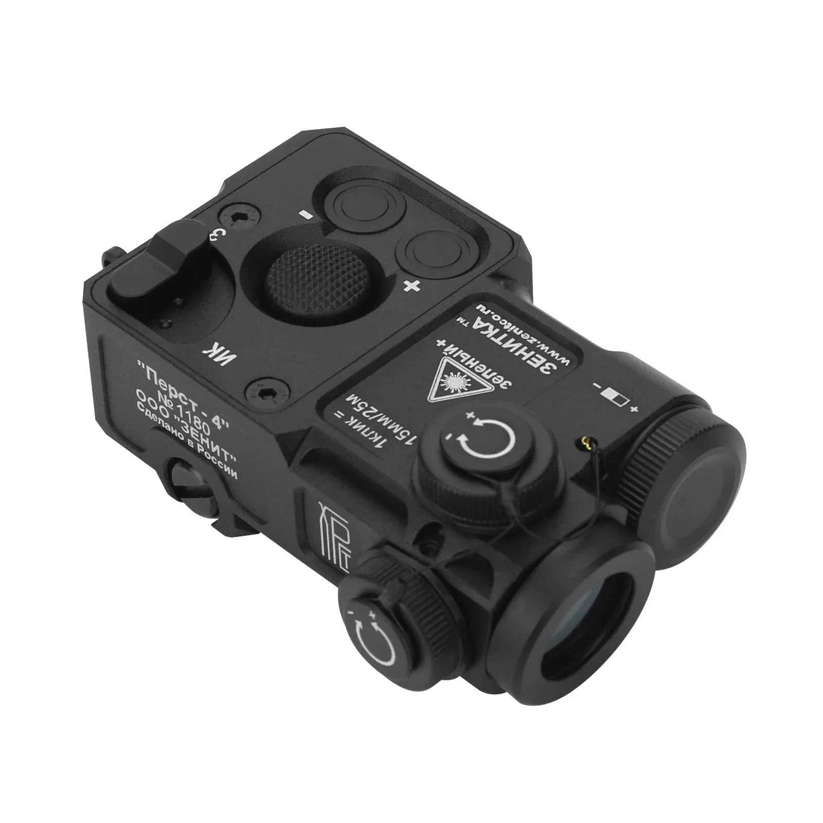 HAMGEEK SOTAC PERST-4 Metal CNC Laser Aiming Device Green Visible & IR Laser Sight Adjustable Brightness Tactical Airsoft Gear