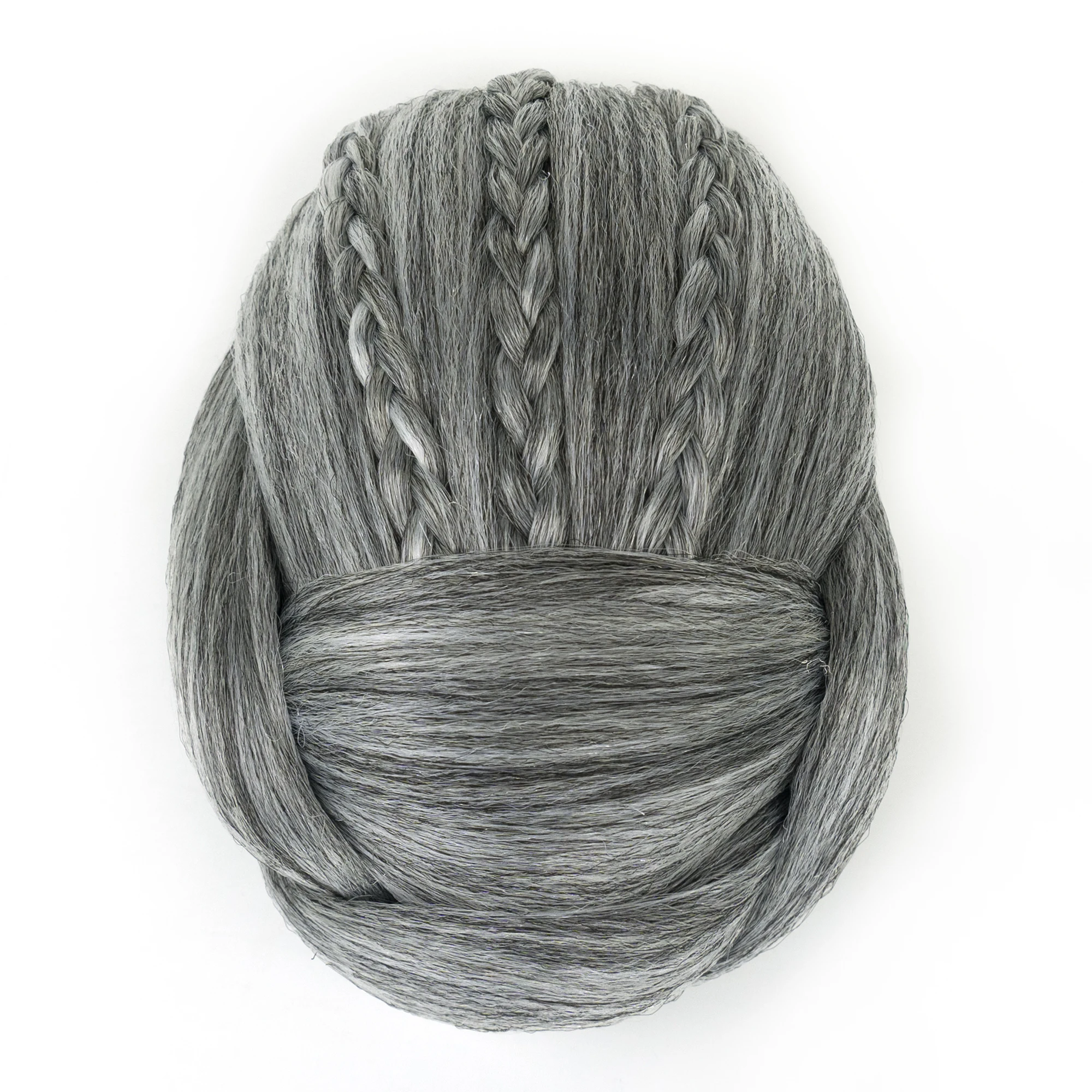 Soowee Synthetic Braided Chignon Hair Bun Wig Clips Updo Wedding Party Headwear Dancer Hair Cover Donut Hair Pieces Scrunchies