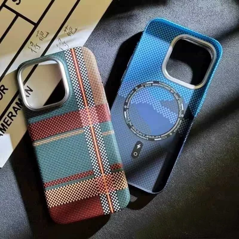 

New Matte Case Patterned Cloud Metal Button Mganetic Slim Hard PC Cover for IPhone 16 15 14 13 12 Pro ProMax Series