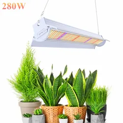 Luz de cultivo de 280W, espectro completo, 560 LED para plantas de interior, invernadero hidropónico