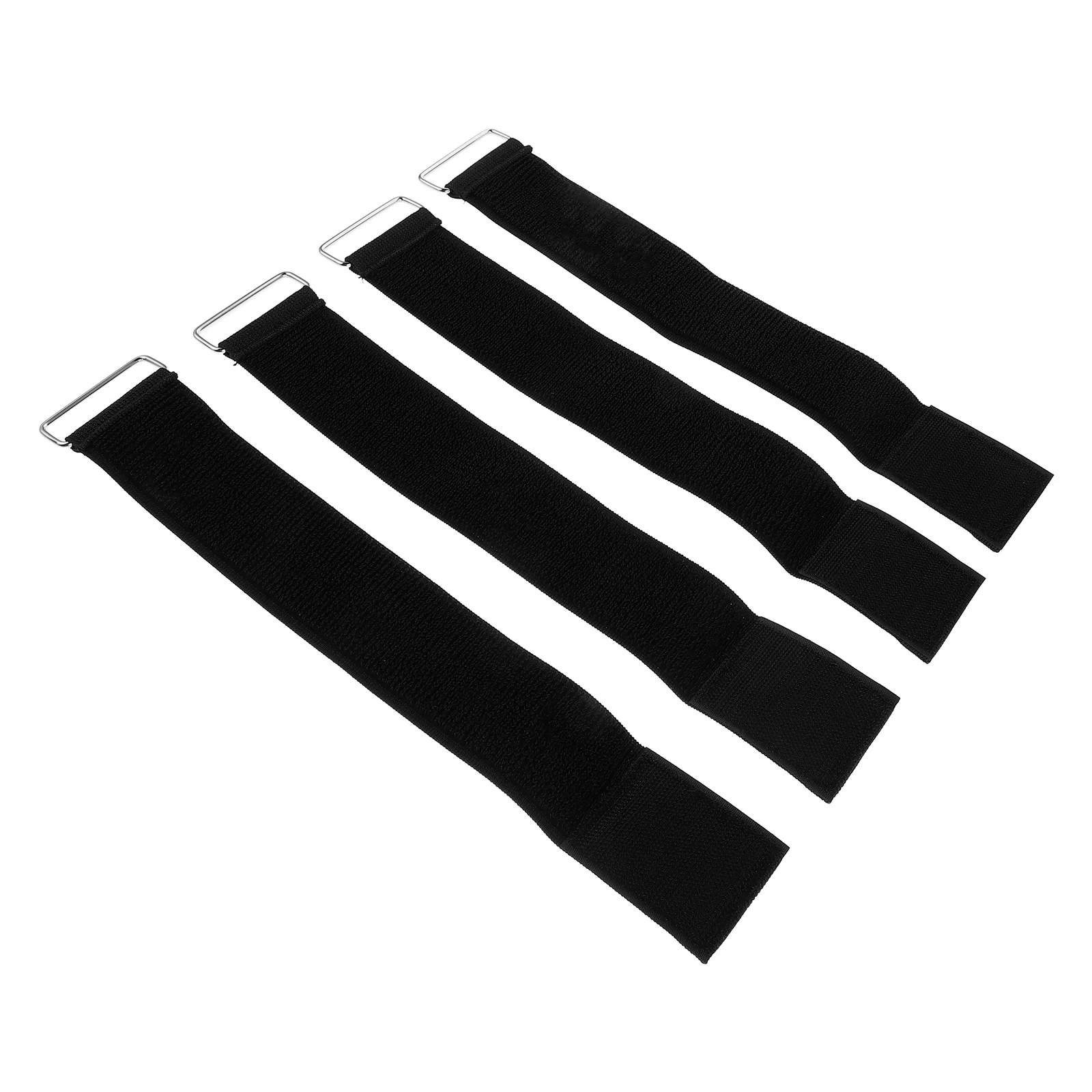 

4Pcs Self-Adhesive Pedal Straps for Leg Exerciser Machine Elastic Fitness Bands Home Gym Exerciser Belt Pedal Secure Strap