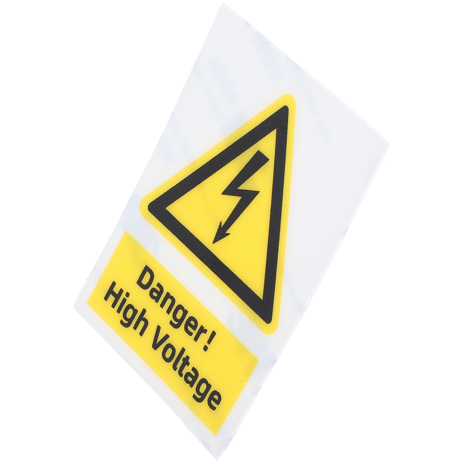 High Voltage Warning Sticker Labels Electric Fence Safety Caution Signs Waterproof Outdoor Traffic Signs