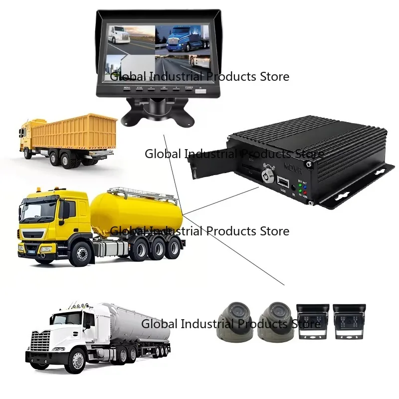 4 Channel SD MDVR 4CH Truck Bus Car Vehicle Driving Recorder with 4g Gps Wifi Mobile DVR Fleet Tracking Monitoring System