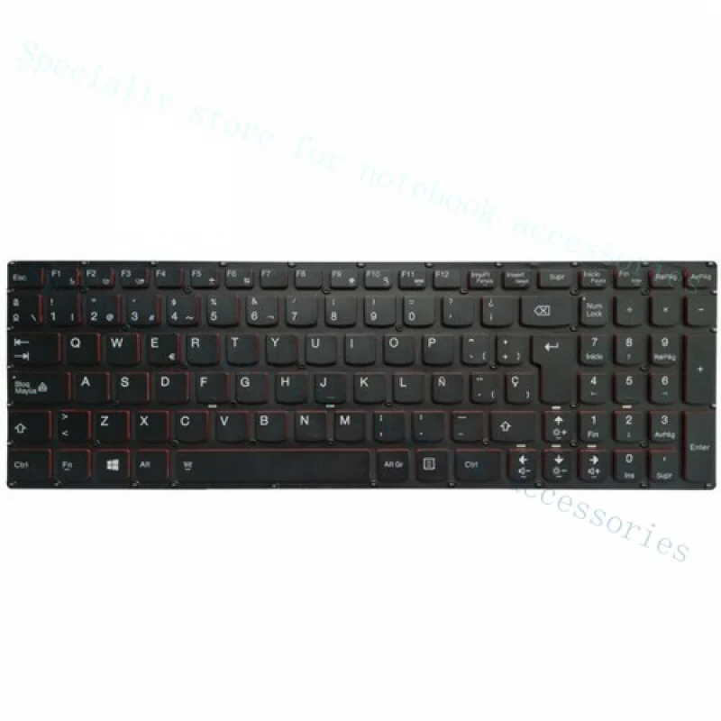 A++ New Spanish Keyboard for Lenovo Y50-70 Y50-70A Y50-70AM-IFI Y50-70AS-ISE