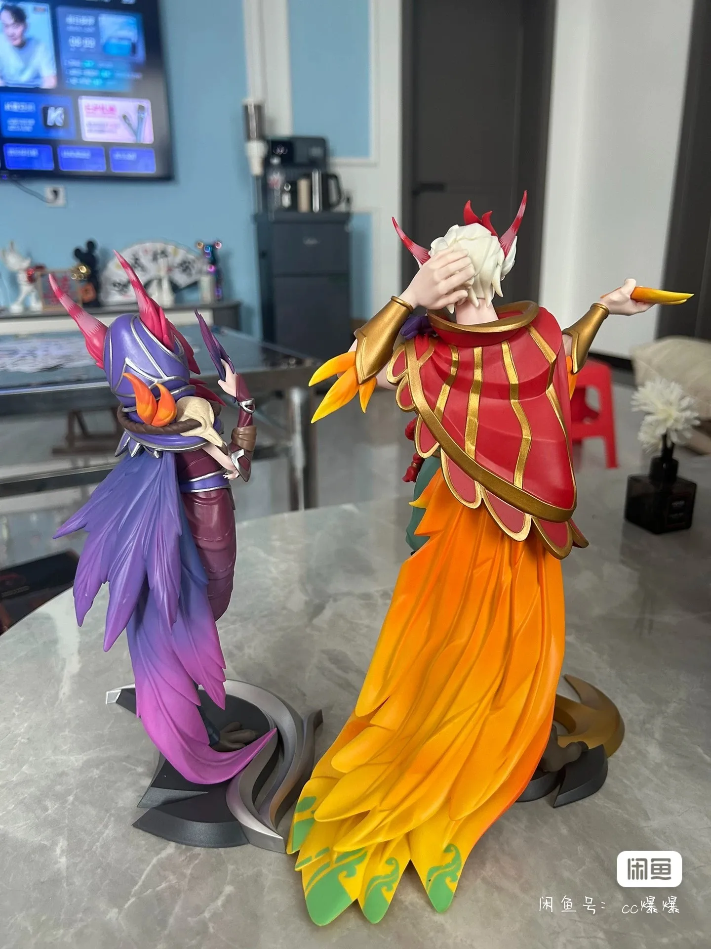 League of Legends Xayah & Rakan Action Figures - the Rebel & the Charmer Anime Collectible Doll Gift Toy in Stock view 3