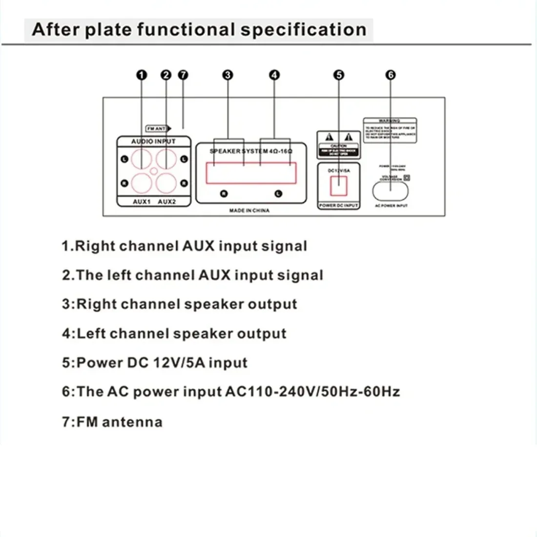AK55 Bluetooth Amplifier with Microphone Support – Adjustable Bass, Treble, Reverb & Delay – Bluetooth, USB, SD & FM Radio
