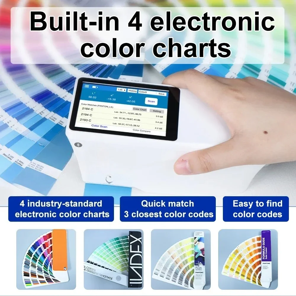 In Stock LS176 D/8 WI-R457 Whiteness Meter Color Measuring Device Handheld Colorimeter Spectrophotometer