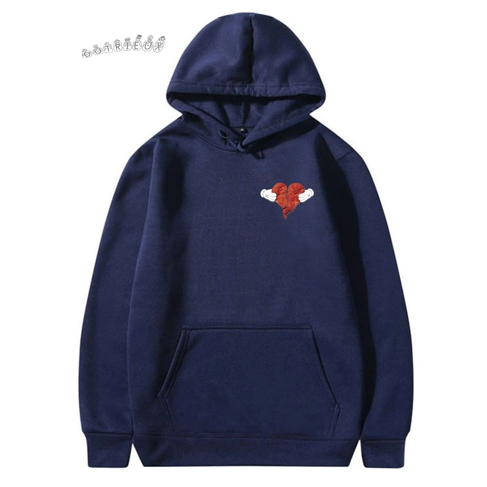 2024 Kany Hoody West Heartbreak Hoodies Hip Hop Vintage Männer Frauen hochwertige Langarm Sweatshirts lässig Vintage