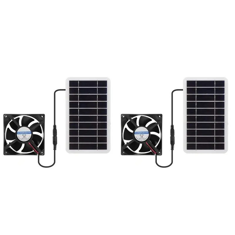 

A83G-2X 30W Solar Panel Powered Exhaust Roof Fan For Attic,Van, Pet - Air Ventilation & Cooling System For Kitchens