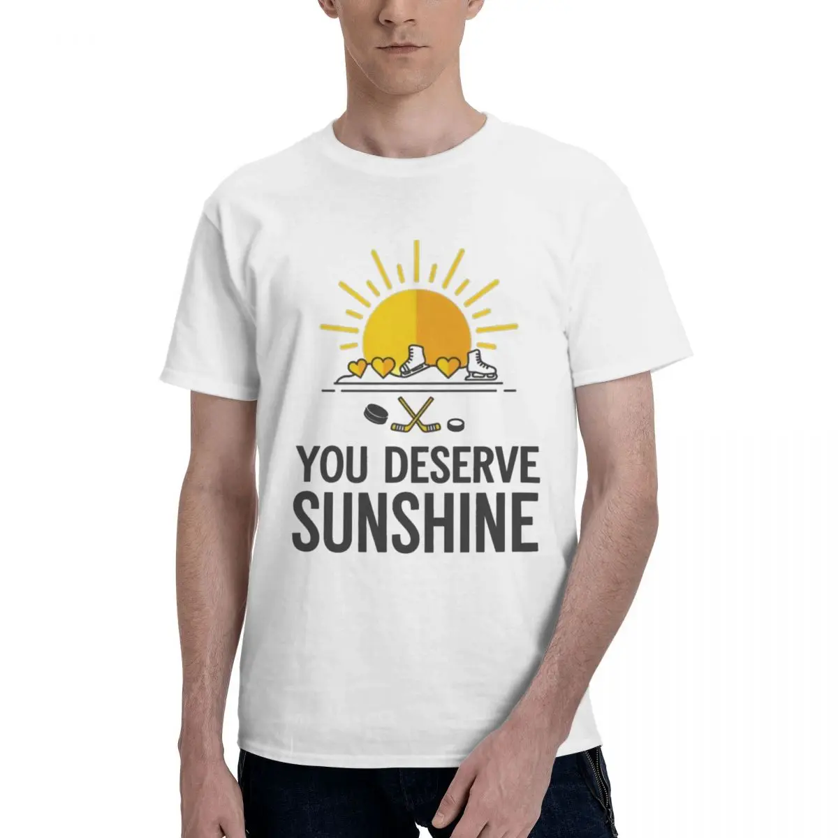 Heated Rivalry You Deserve Sunshine Trendy T Shirts Graphic Y2K Anime Tees Mens Women Tshirt Tops