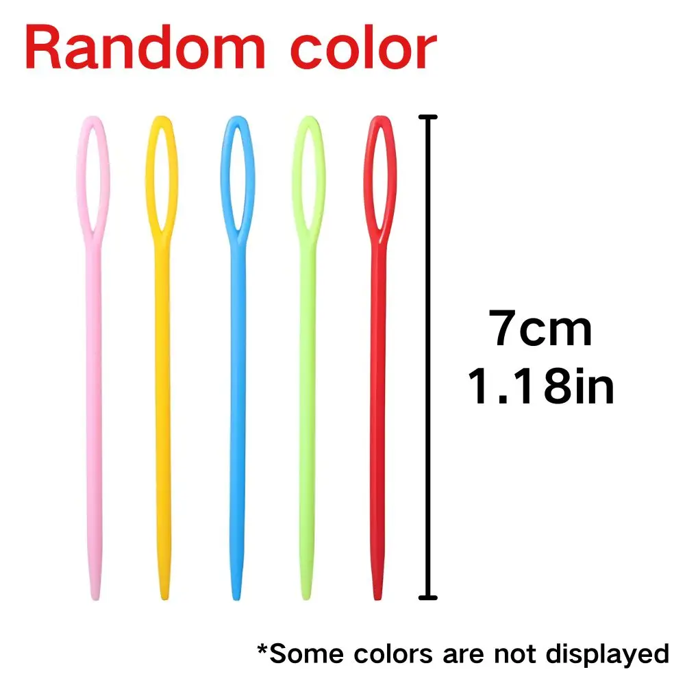 50/150pcs 7cm Random Blunt Tip Sewing Needles for Knitting, Crochet, Yarn Weaving, Embroidery, DIY Crafts & Art Projects YMY view 2