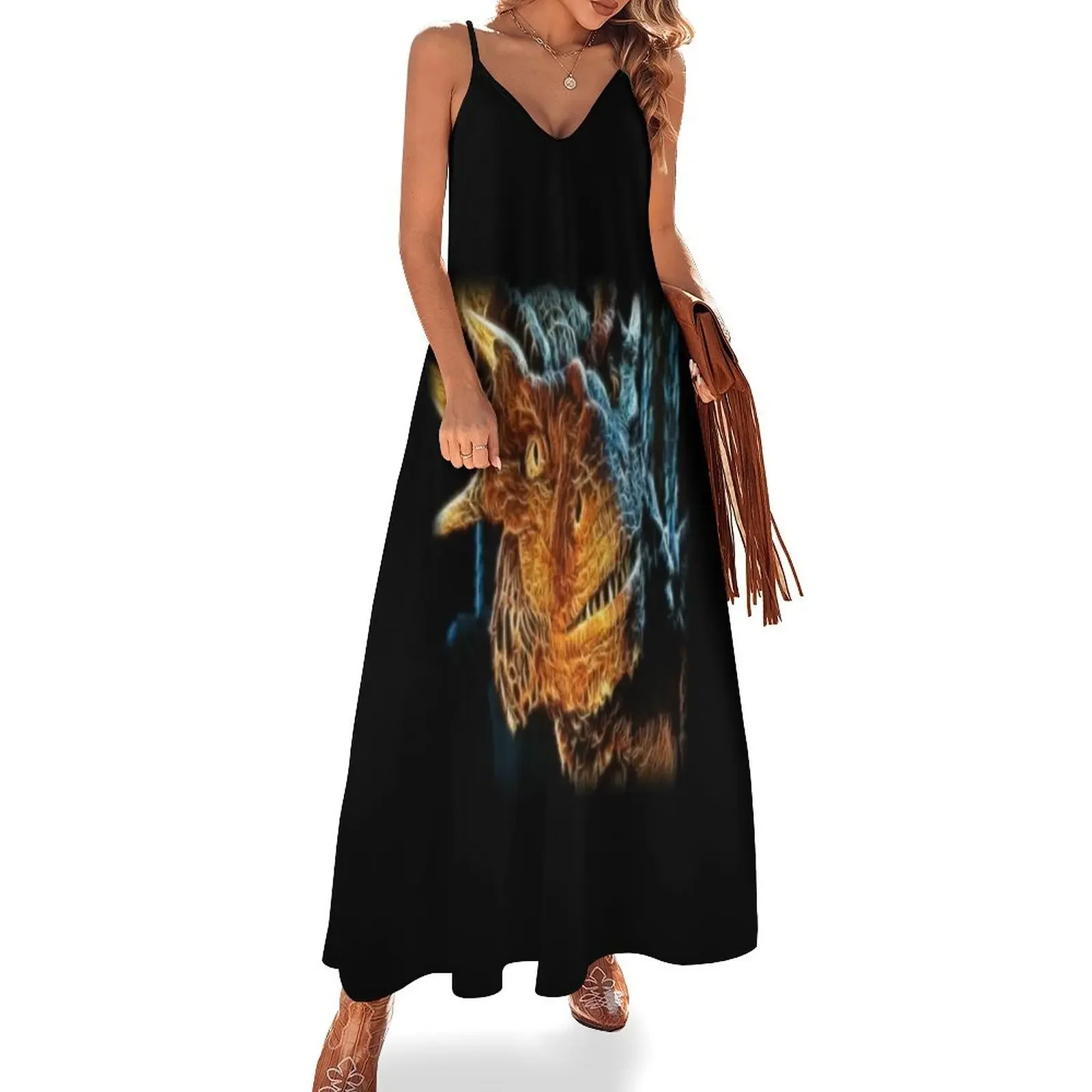 

Draco The Dragon From The Hit Dragonheart Movie Sleeveless Dress Dresses summer clothes for women women clothes prom clothes