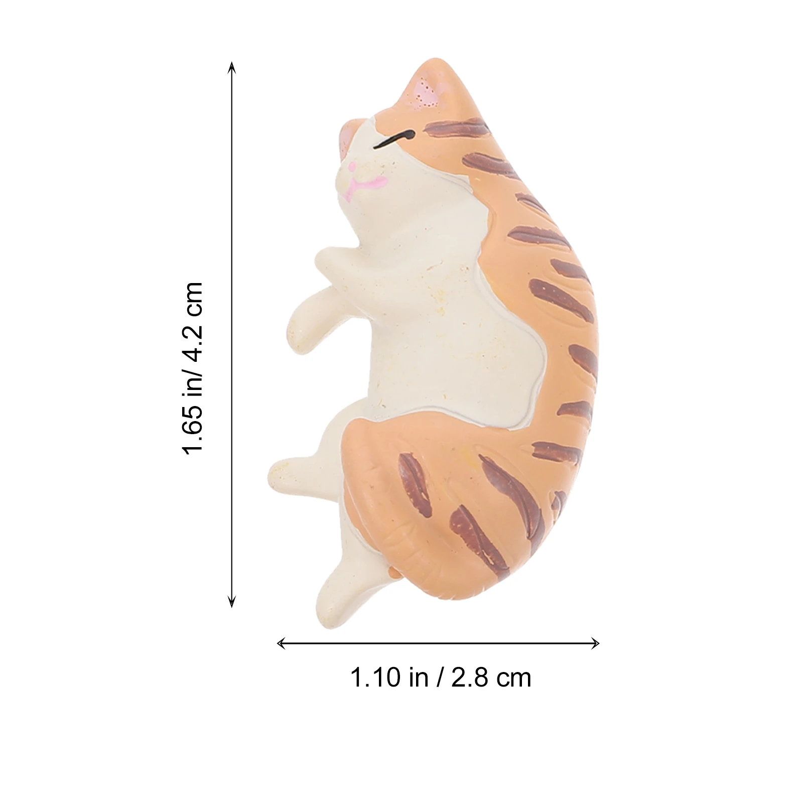 

6 Pcs Cat Fridge Magnet Cute Magnets Refrigerator Decorative for Accessories Resin Decoration