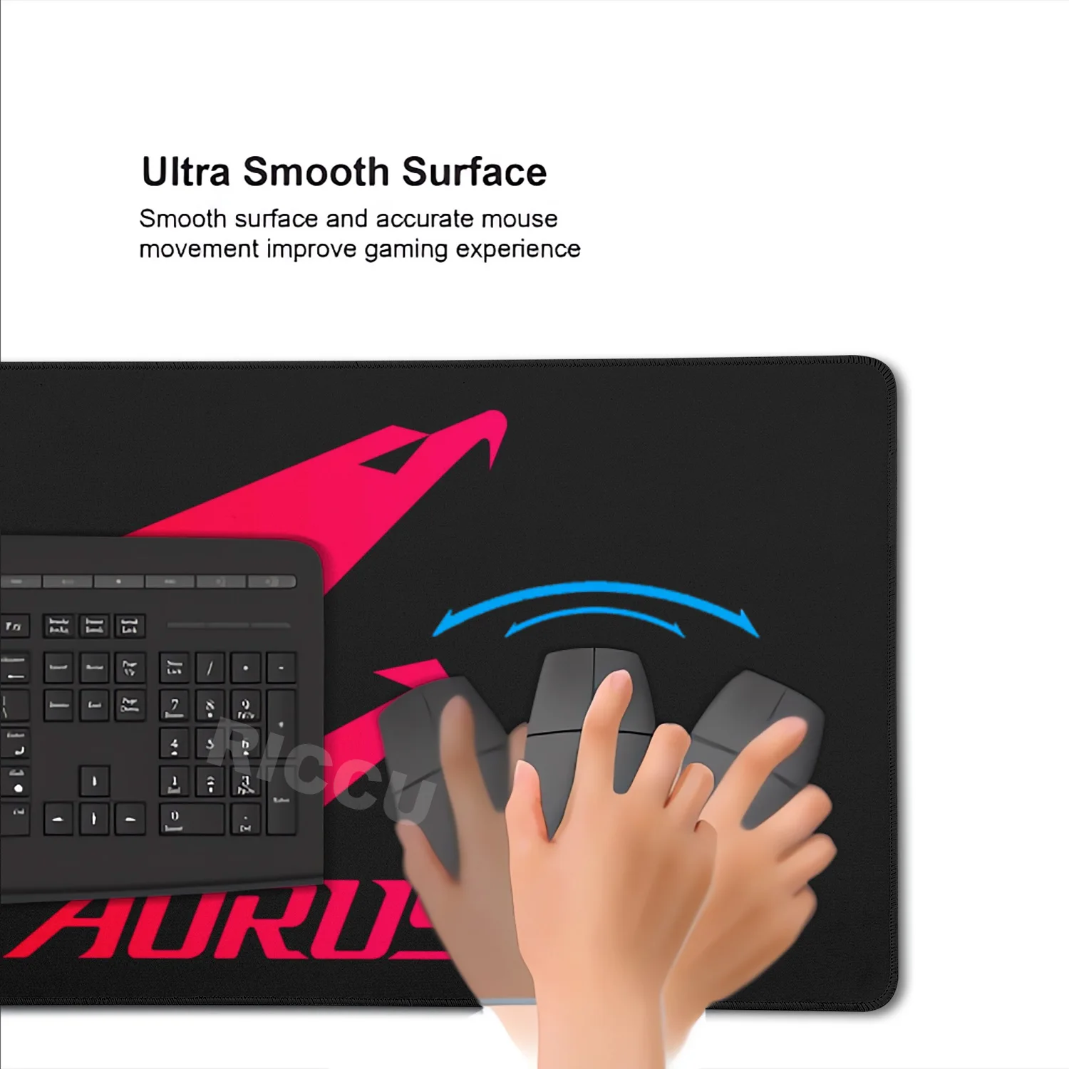Natural rubber Rug 100x50cm AORUS Large Gaming Mouse Pad XXL Office Computer PC Gamer Laptop Mausepad Carpet Keyboard Desk Mat #6