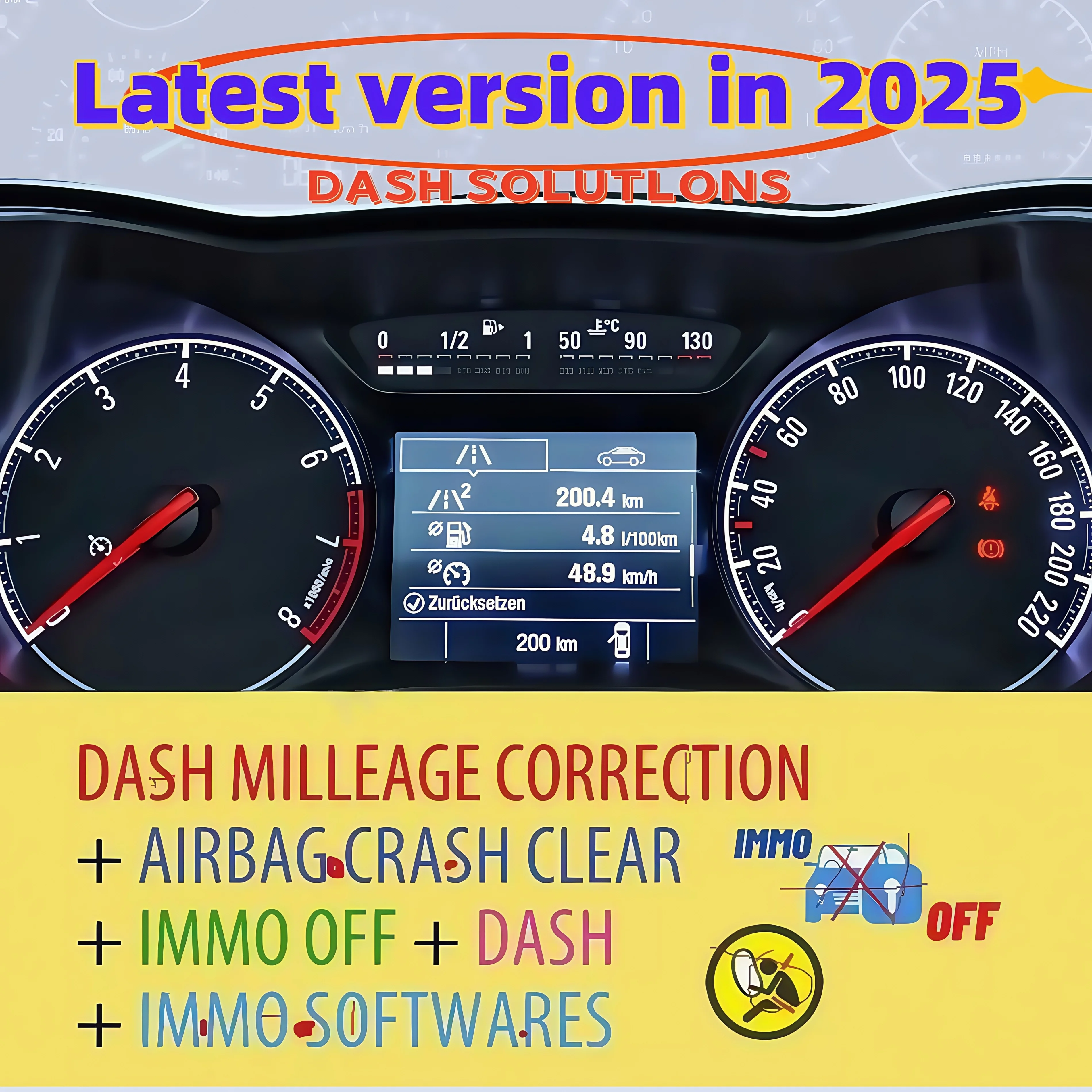 32GB All - in - One Auto Repair Software Package, Compatible with All Brands, including IMMOFF, ECU, Mileage Correction, Airbag