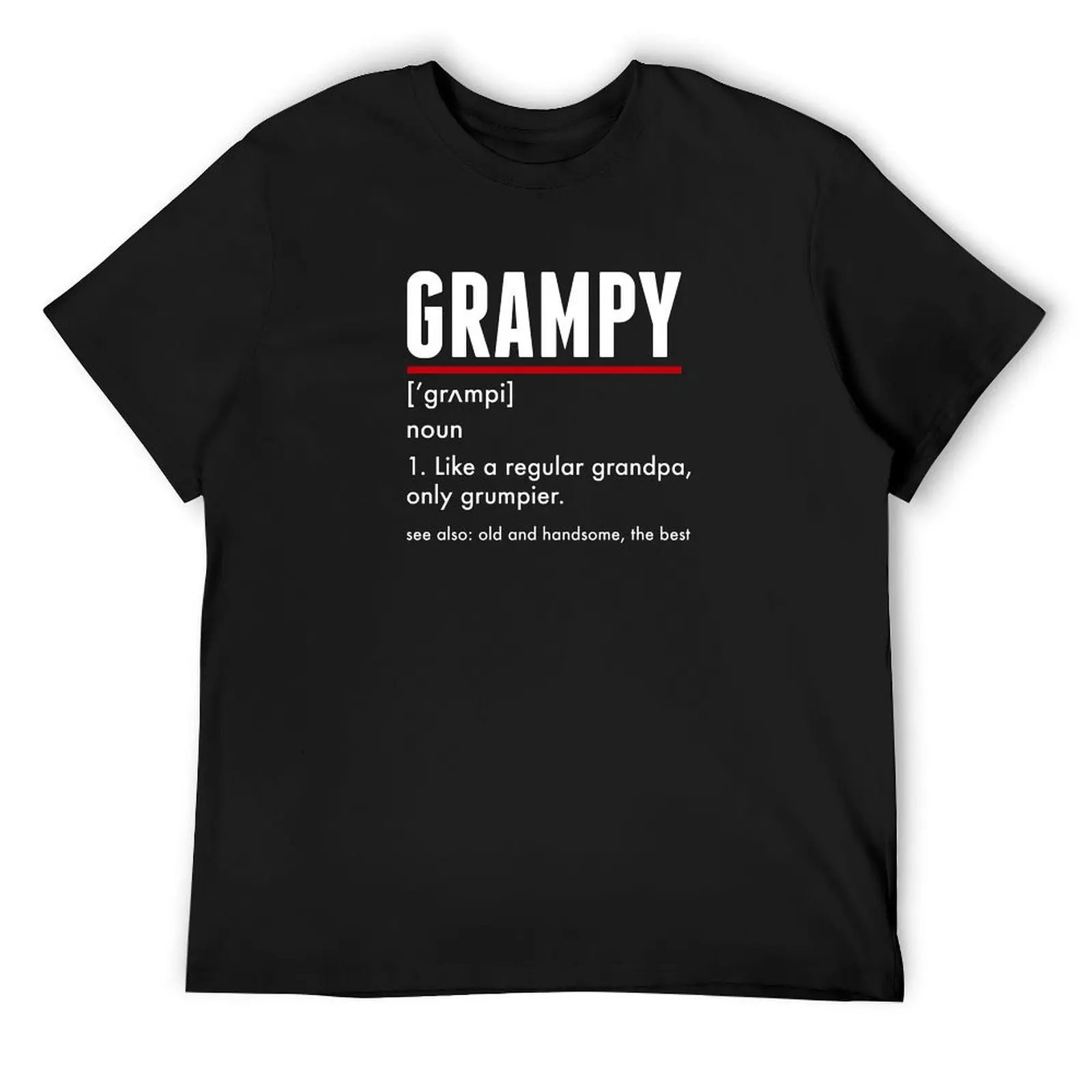 Grampy For Grumpy Grandfather Shirt Gift T-Shirt rapper graphic tees animal prinfor boys t shirts for men pack