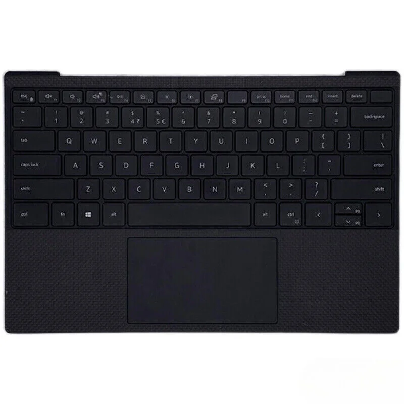 C Shell W/ Backlit Keyboard Touchpad Speaker For Dell XPS 13 9300 9301 Palmrest