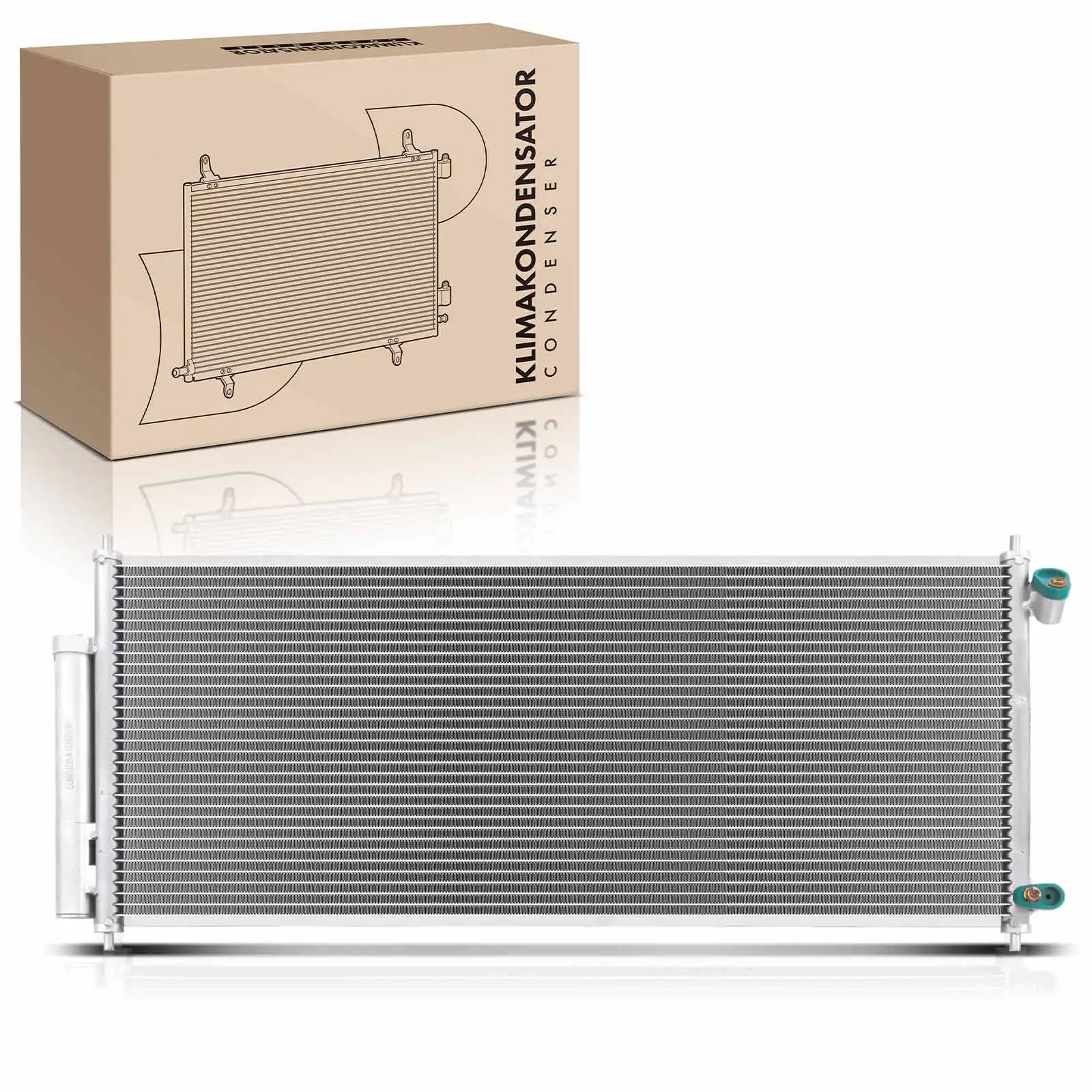 Frankberg 1x Kondensator Klimaanlage für Honda Jazz 2 GD GE2 GE3 1.2L-1.4L 80110SAA013 3593 CN3593PFC